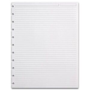 Levenger 1/4" Ruled 8 Discbound Refill Paper (300 sheets)